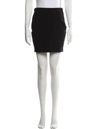 Pre-owned Max Mara Mini Skirt In Black