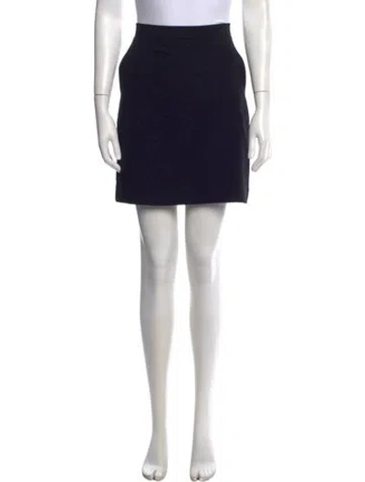 Pre-owned Max Mara Mini Skirt In Black
