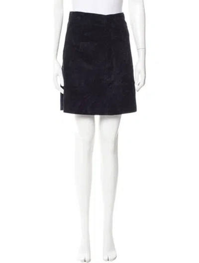Pre-owned Max Mara Mini Skirt In Blue