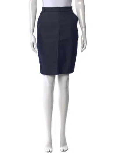 Pre-owned Max Mara Mini Skirt In Blue