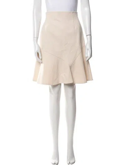 Pre-owned Max Mara Mini Skirt In Neutral