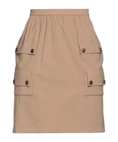 Max Mara Mini Skirt In Nude