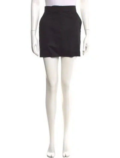 Pre-owned Max Mara Mini Skirt W/ Tags In Black