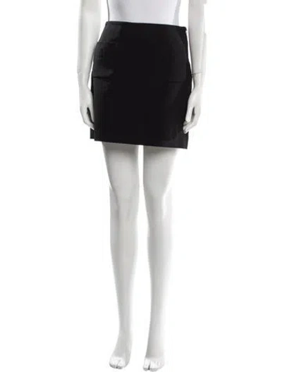 Pre-owned Max Mara Mini Skirt W/ Tags In Black