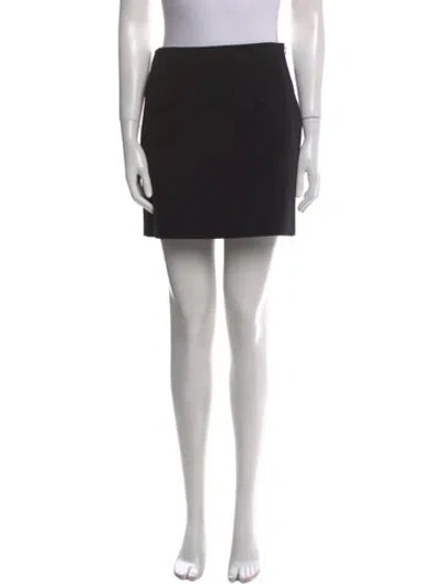Pre-owned Max Mara Mini Skirt W/ Tags In Black