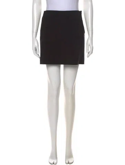 Pre-owned Max Mara Mini Skirt W/ Tags In Black