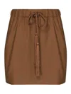 Max Mara Tabarin Miniskirt In Brown