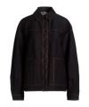 Max Mara Minimal Long-sleeve Jacket In Black