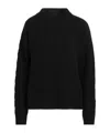 Max Mara Minimal Solid Knit Sweater In Black