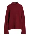 Max Mara Minimal Solid Knit Sweater In Red