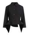 Max Mara Minimalist Blazer In Black
