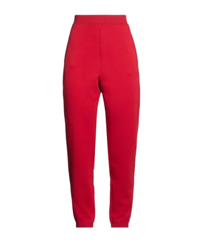 Max Mara Minimalist Casual Long Pants In Red