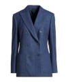 Max Mara Minimalist Doublebreasted Blazer In Blue