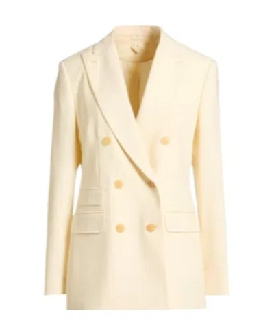 Max Mara Minimalist Doublebreasted Blazer In Nude