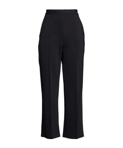 Max Mara Minimalist Flared Trousers In Multi