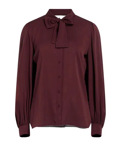 Max Mara Minimalist Long-sleeve Shirt In Multi