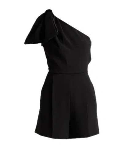 Max Mara Minimalist Offtheshoulder Jumpsuit In Black