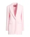 Max Mara Minimalist Single- Blazer In Pink