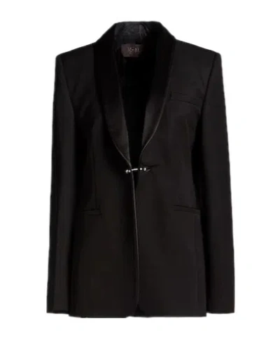 Max Mara Minimalist Singlebreasted Blazer In Black