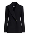 Max Mara Minimalist Single-breasted Blazer In Black