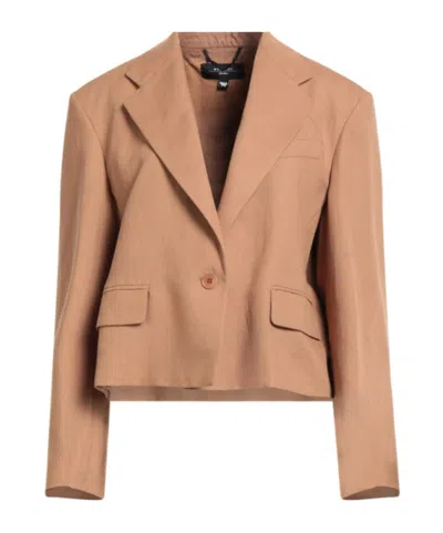 Max Mara Minimalist Singlebreasted Blazer In Neutral