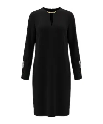 Max Mara Minimalist Solidcolor Dress In Black
