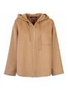 Max Mara Mina Zip Jacket In Sand
