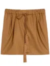 Max Mara Miniskirt  In Brown
