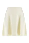Max Mara Miniskirt Ubalda In Crêpe Cotton