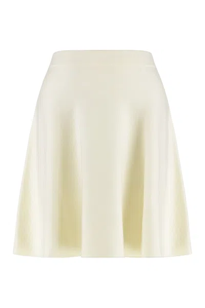Max Mara Miniskirt Ubalda In Crêpe Cotton