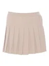 MAX MARA MINO BEIGE KNITTED SKIRT