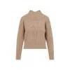 Max Mara Miranda Wool And Cashmere Sweater In Brown