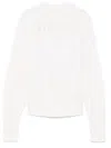 Max Mara Wool And Cashmere Crewneck Jumper In White
