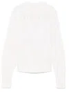 Max Mara Wool And Cashmere Crewneck Jumper In White