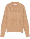 Max Mara Miranda Wool And Cashmere Sweater In Brown
