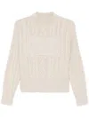 Max Mara Vicini Cashmere Side Braid Sweater In Neutral