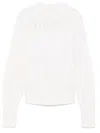 Max Mara Wool And Cashmere Crewneck Jumper In White