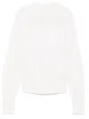 Max Mara Wool And Cashmere Crewneck Jumper In White