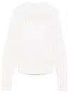 Max Mara Wool And Cashmere Crewneck Jumper In White