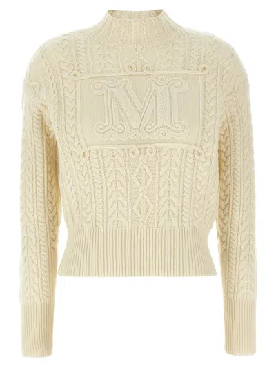 Max Mara Miranda Sweaters And Cardigans White In Neutral