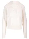 Max Mara Vicini Cashmere Side Braid Sweater In Neutral