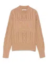 Max Mara Miranda Wool And Cashmere Sweater In Camel