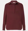 Max Mara Silk Canvas Shirt In Animal Print