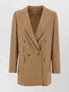 Max Mara 'mist' Double-breasted Longline Blazer