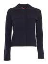 Max Mara Mito Cardigan In Blue