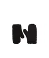 Max Mara Mittens In Alpaca And Wool Teddy Fabric