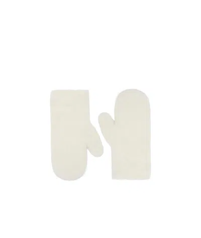 Max Mara Mittens In Alpaca And Wool Teddy Fabric