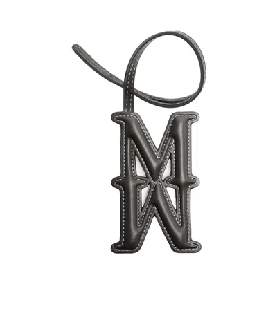 Max Mara Mm Bag Charm In Metallic