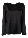 Max Mara Mm Blusa In Black