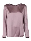 Max Mara Mm Blusa In Purple